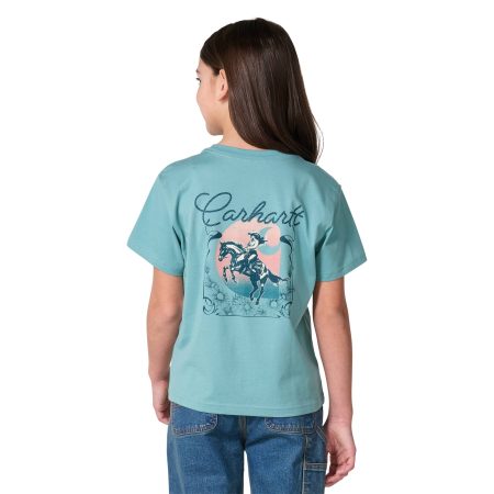 Carhartt Girls' Short Sleeve Rodeo T-Shirt (Toddler/Child/Youth)