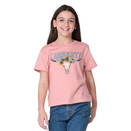 Carhartt Girls' Short Sleeve Steer T-Shirt (Child/Youth)