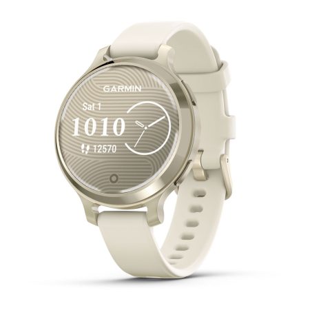 Lunar Gold with Bone Silicone Band
