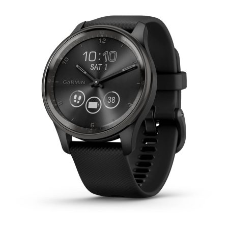 Slate Stainless Steel Bezel with Black Case and Silicone Ban