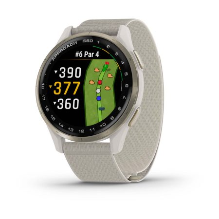 Cream Gold Aluminum Bezel with Ivory ComfortFit Nylon Band