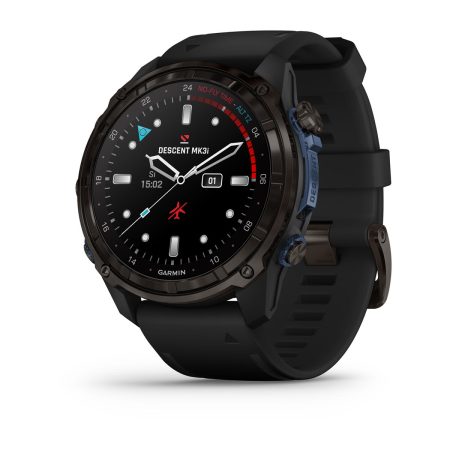 Carbon Gray DLC Titanium with Black Silicone Band