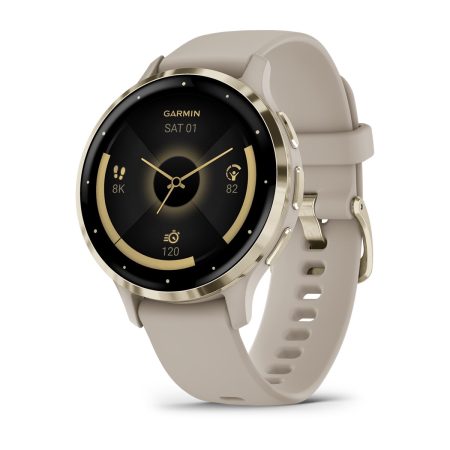 Soft Gold Stainless Steel Bezel with French Gray Case and Si
