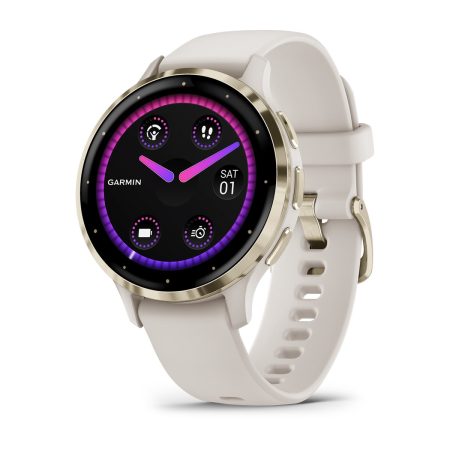 Soft Gold Stainless Steel Bezel with Ivory Case and Silicone