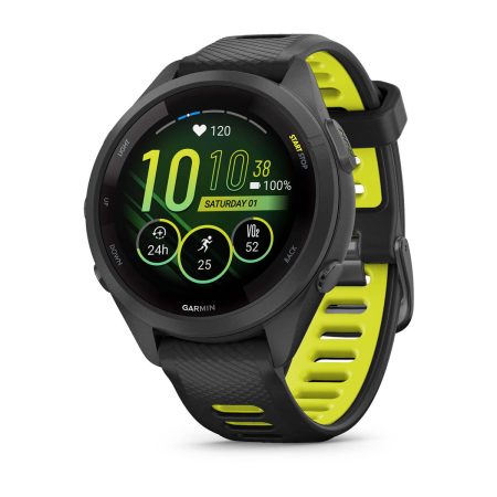 Black Bezel and Case with Black / Amp Yellow Silicone Band