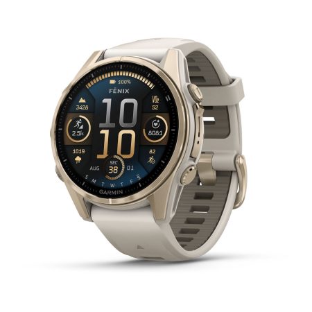Sapphire, Soft Gold with Fog Gray / Dark Sandstone Silicone Ba