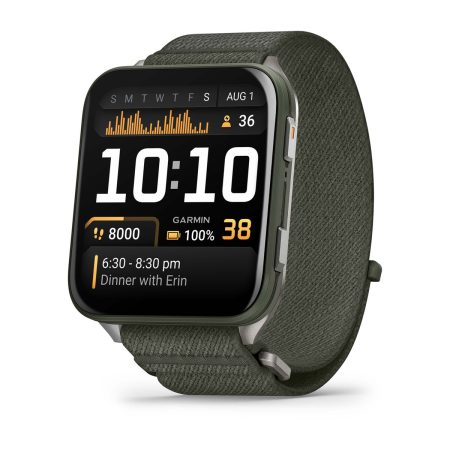 Moss with Titanium Caseback and Moss ComfortFit Nylon Band 