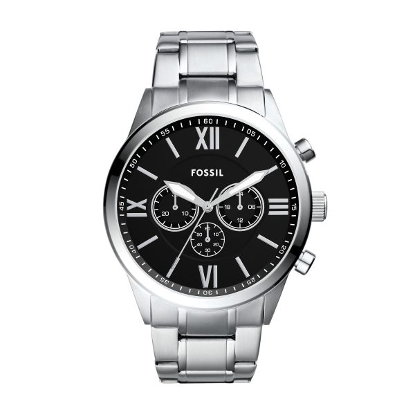 Fossil Flynn 48mm Chronograph Stainless Steel Watch - Preorder
