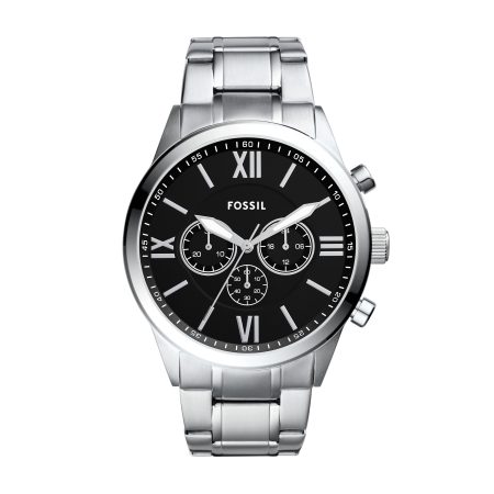 Fossil Flynn 48mm Chronograph Stainless Steel Watch - Preorder