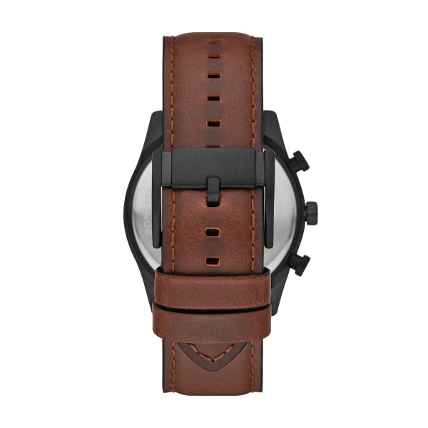 Fossil Sullivan 44mm Multifunction Leather Watch - Preorder