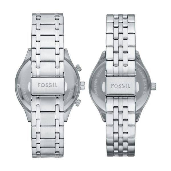 Fossil Fenmore 44mm Multifunction Bracelet Watch Set - Preorder