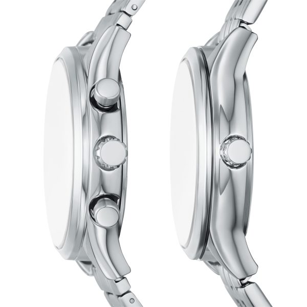 Fossil Fenmore 44mm Multifunction Bracelet Watch Set - Preorder