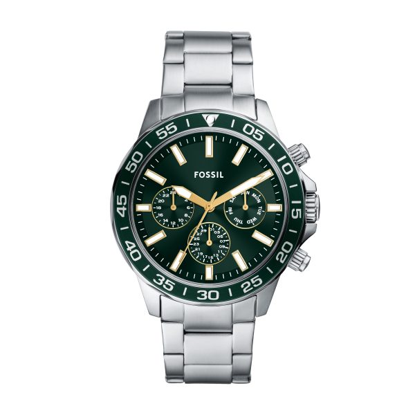 Fossil Bannon 45mm Multifunction Stainless Steel Watch - Preorder