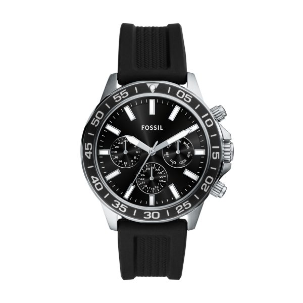 Fossil Bannon 45mm Multifunction Silicone Watch - Preorder