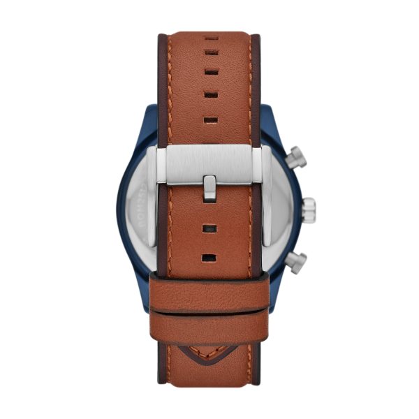 Fossil Sullivan 44mm Multifunction Leather Watch - Preorder