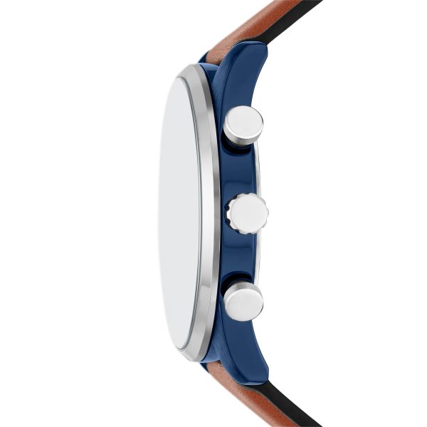 Fossil Sullivan 44mm Multifunction Leather Watch - Preorder