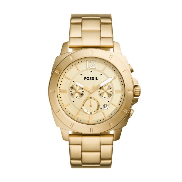 Fossil Privateer 45mm Chronograph Stainless Steel Watch - Preorder