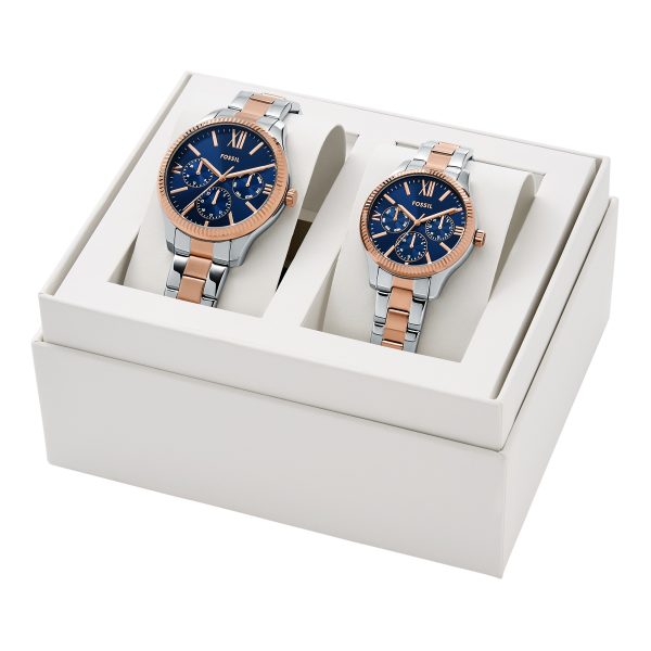Fossil Rye 42mm Multifunction Stainless Steel Watch - Preorder
