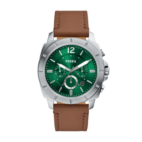 Fossil Privateer 45mm Chronograph Leather Watch - Preorder