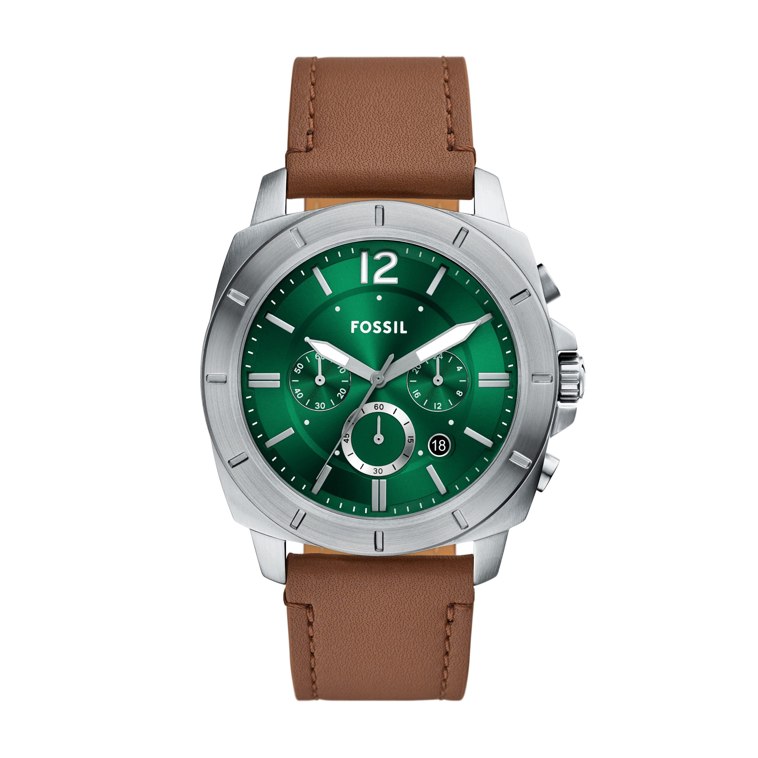 Fossil Privateer 45mm Chronograph Leather Watch - Preorder - Image 7