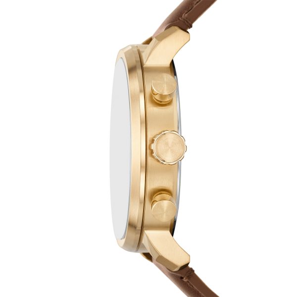 Fossil Rhett 43mm Multifunction Leather Watch - Preorder