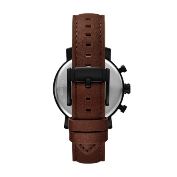Fossil Rhett 43mm Multifunction Leather Watch - Preorder