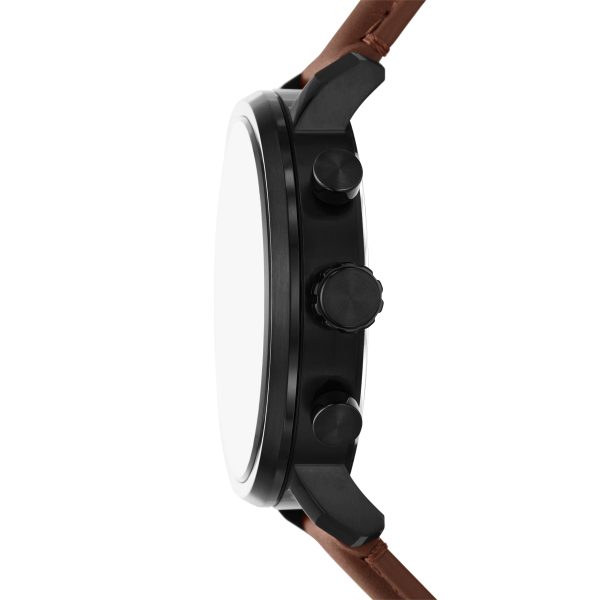 Fossil Rhett 43mm Multifunction Leather Watch - Preorder