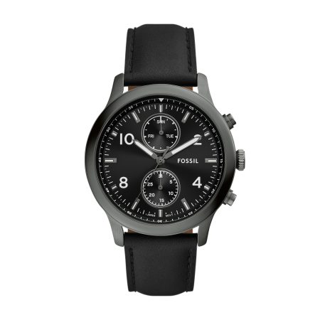 Fossil Bennett 45mm Multifunction Leather Watch - Preorder