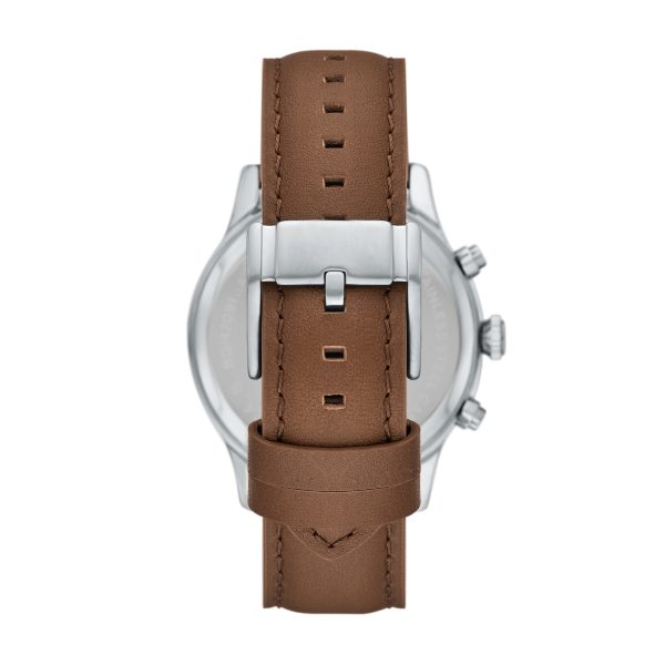 Fossil Bennett 45mm Multifunction Leather Watch - Preorder
