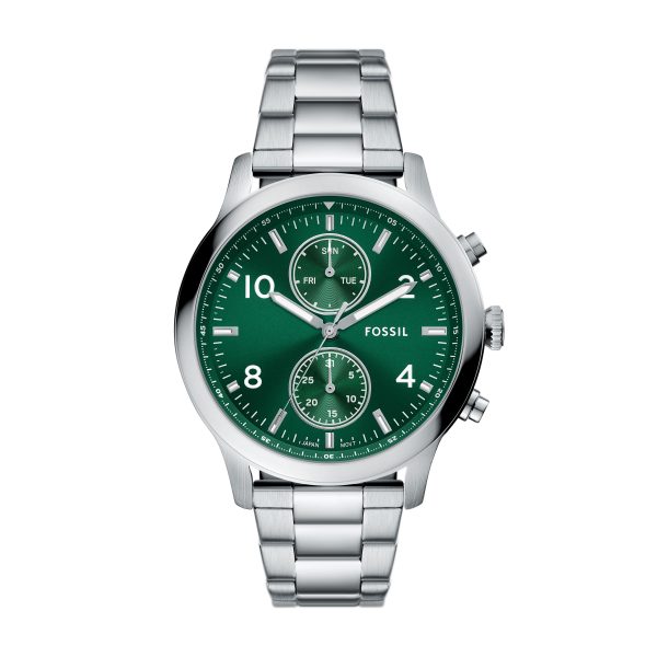 Fossil Bennett 45mm Multifunction Stainless Steel Watch - Preorder
