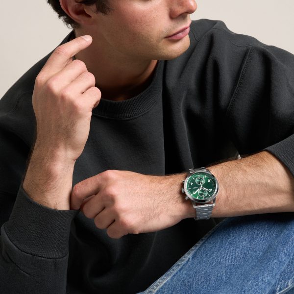 Fossil Bennett 45mm Multifunction Stainless Steel Watch - Preorder