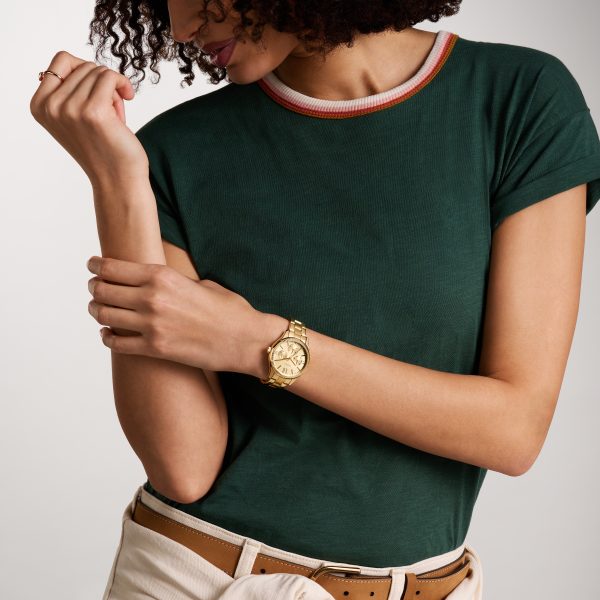 Fossil Rye 36mm Multifunction Stainless Steel Watch - Preorder