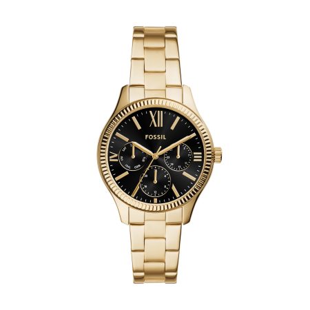Gold-Tone / Black Dial