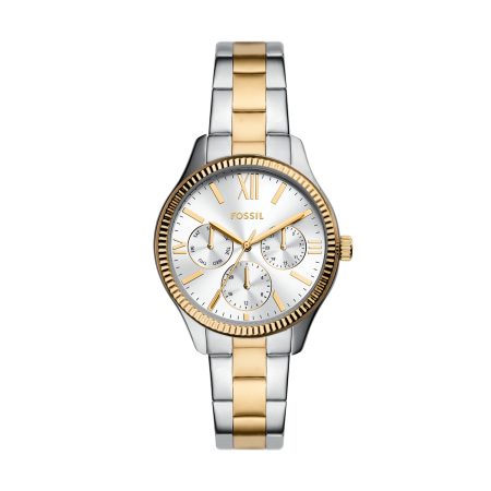 Fossil Rye 36mm Multifunction Stainless Steel Watch - Preorder