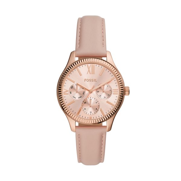 Fossil Rye 36mm Multifunction Leather Watch - Preorder