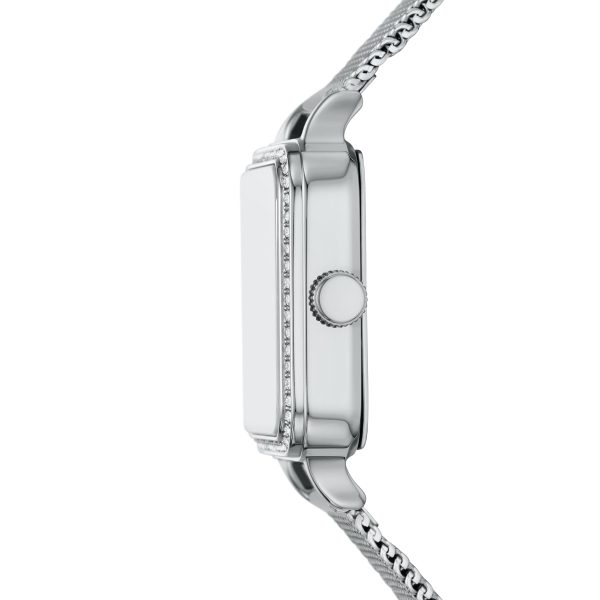 Fossil Colleen 28mm Three-Hand Stainless Steel Mesh Watch - Preorder