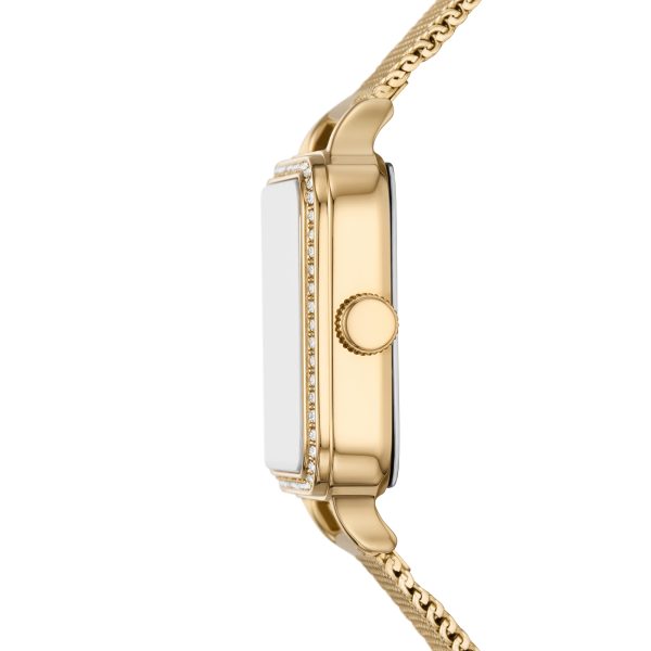 Fossil Colleen 28mm Three-Hand Stainless Steel Mesh Watch - Preorder