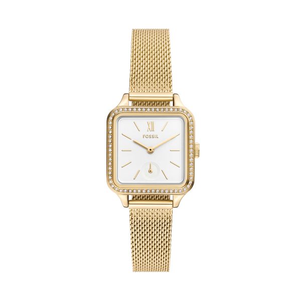 Fossil Colleen 28mm Three-Hand Stainless Steel Mesh Watch - Preorder