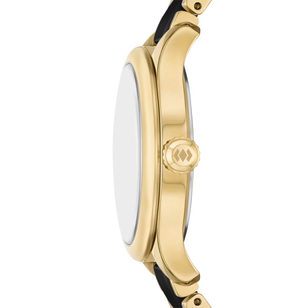 Fossil Gilmore 38mm Three-Hand Date and Ceramic Watch - Preorder