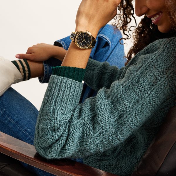 Fossil Gilmore 38mm Three-Hand Date and Ceramic Watch - Preorder