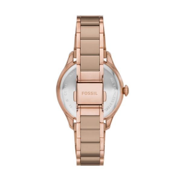 Fossil Gilmore 38mm Three-Hand Date and Ceramic Watch - Preorder