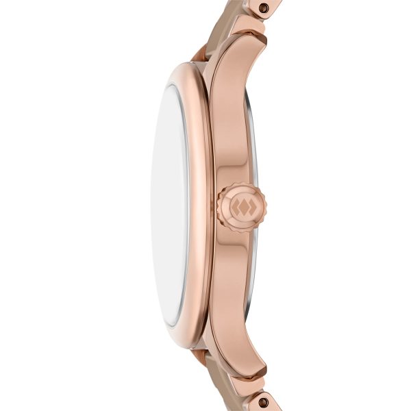 Fossil Gilmore 38mm Three-Hand Date and Ceramic Watch - Preorder