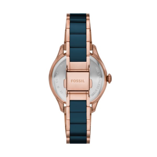 Fossil Gilmore 38mm Three-Hand Date and Ceramic Watch - Preorder