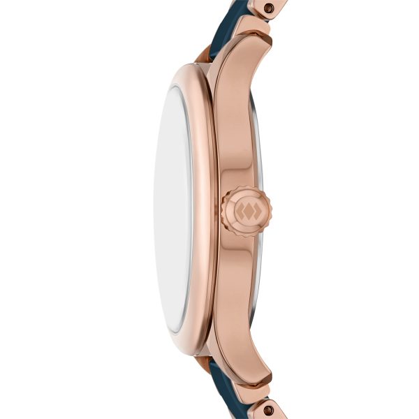 Fossil Gilmore 38mm Three-Hand Date and Ceramic Watch - Preorder