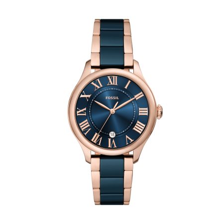 Rose Gold-Tone Navy