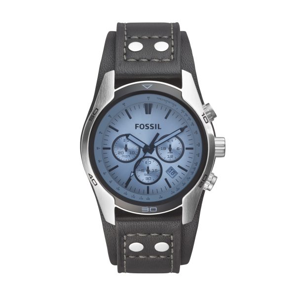 Fossil Coachman 45mm Chronograph Leather Watch - Preorder