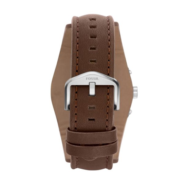 Fossil Coachman 45mm Chronograph Leather Watch - Preorder