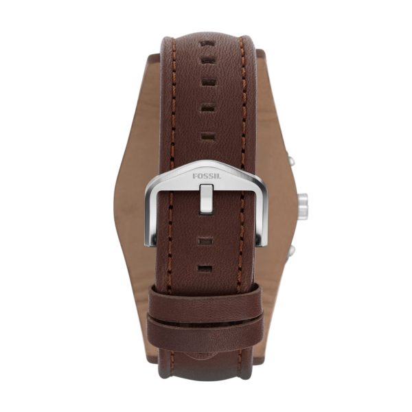 Fossil Coachman 44mm Chronograph Leather Watch - Preorder