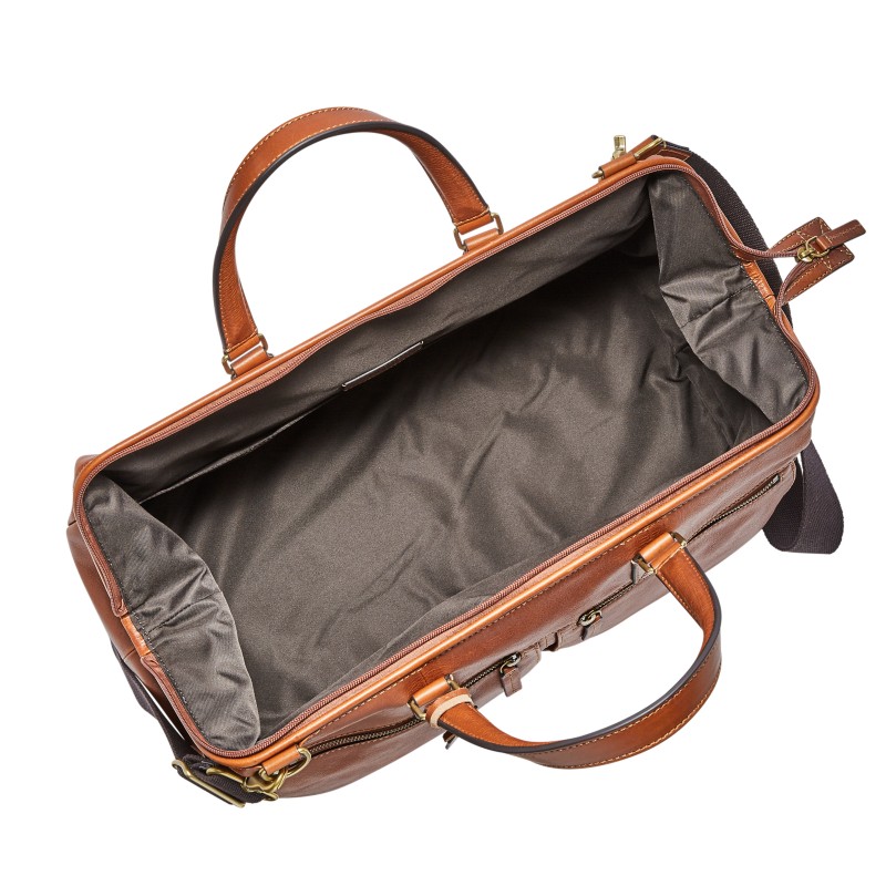 Fossil Defender Framed Duffle MBG9458001 black nylon 2026