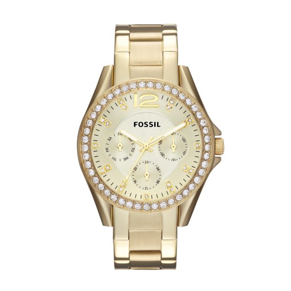 Fossil Riley 38mm Multifunction Stainless Steel Watch - Preorder